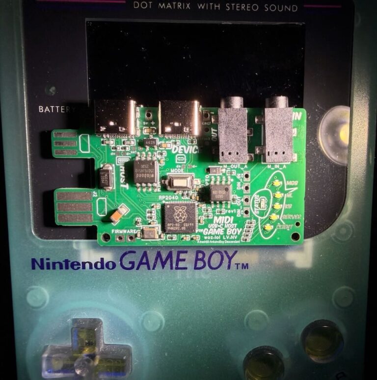 ARDUINOBOY HOST EDITION - MIDI Adaptor for Game Boy